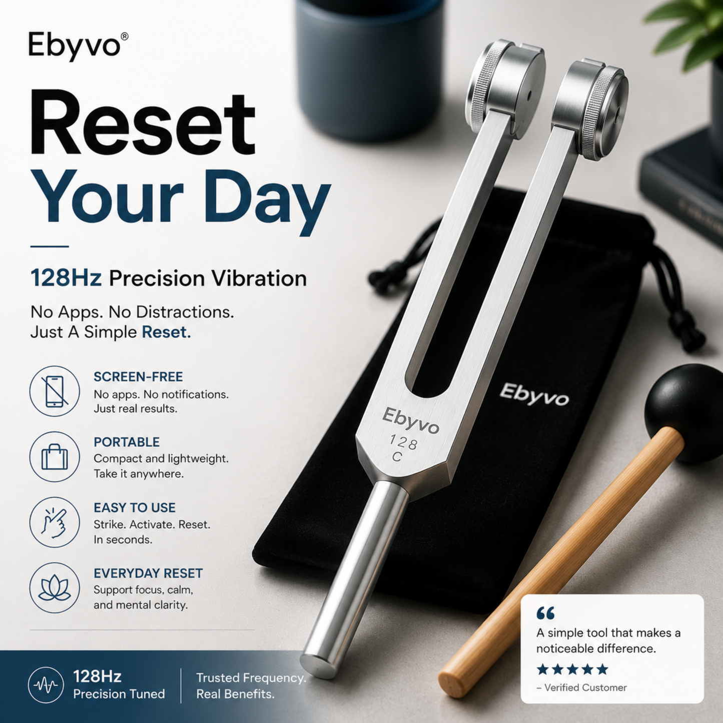 Ebyvo Precision Tuning Fork